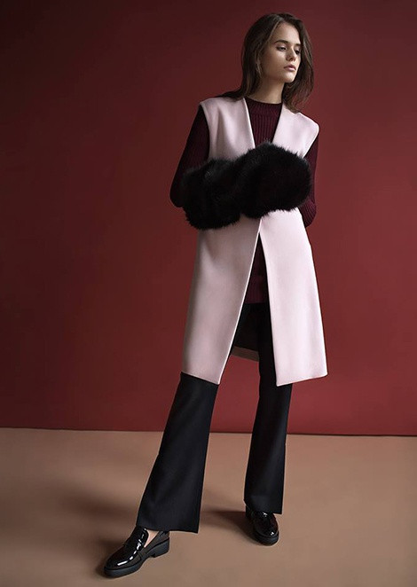 Darya Kostenich featured in  the Olga Samoschenko lookbook for Autumn/Winter 2015