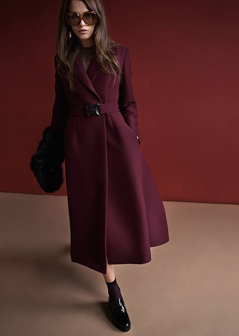 Darya Kostenich featured in  the Olga Samoschenko lookbook for Autumn/Winter 2015