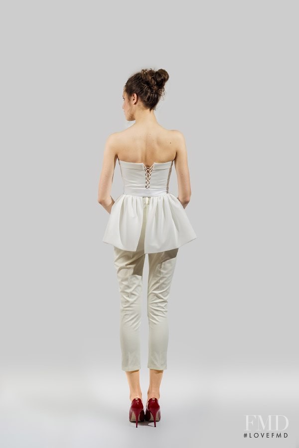 Darya Kostenich featured in  the Latushkina lookbook for Spring/Summer 2014