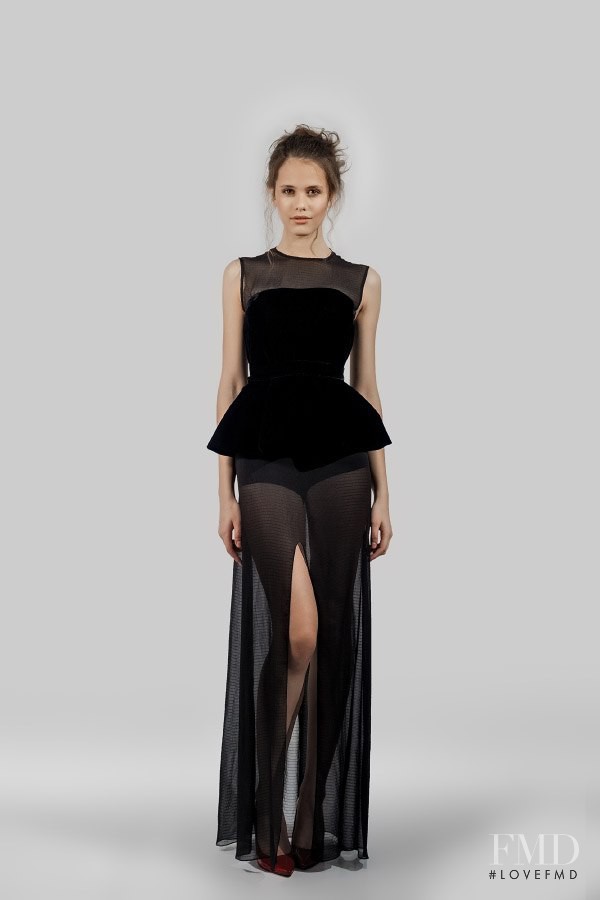 Darya Kostenich featured in  the Latushkina lookbook for Spring/Summer 2014