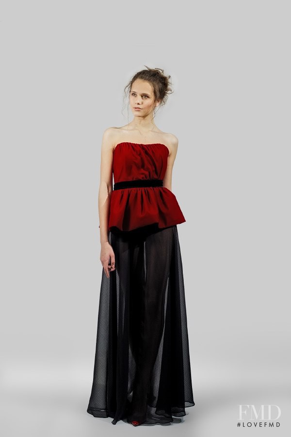 Darya Kostenich featured in  the Latushkina lookbook for Spring/Summer 2014