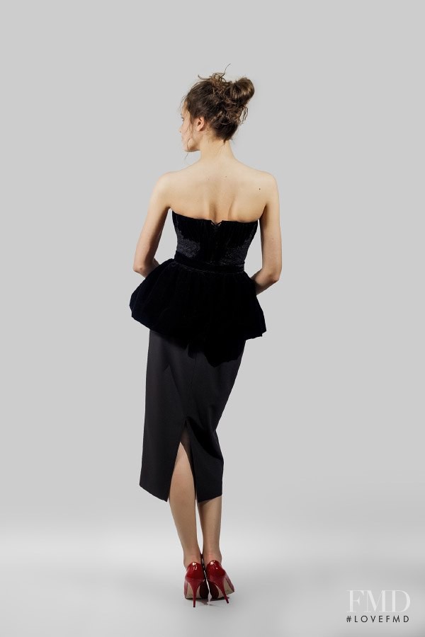 Darya Kostenich featured in  the Latushkina lookbook for Spring/Summer 2014