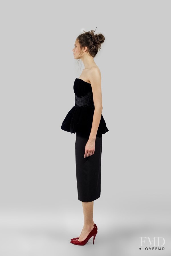 Darya Kostenich featured in  the Latushkina lookbook for Spring/Summer 2014