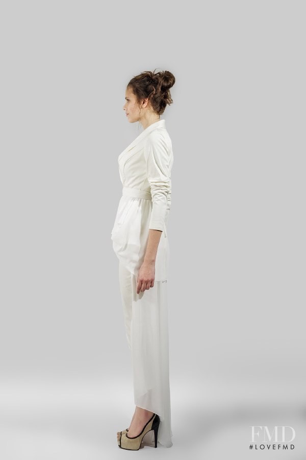 Darya Kostenich featured in  the Latushkina lookbook for Spring/Summer 2014