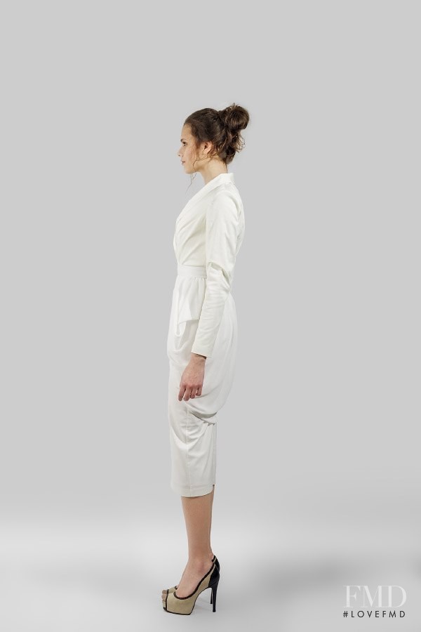 Darya Kostenich featured in  the Latushkina lookbook for Spring/Summer 2014