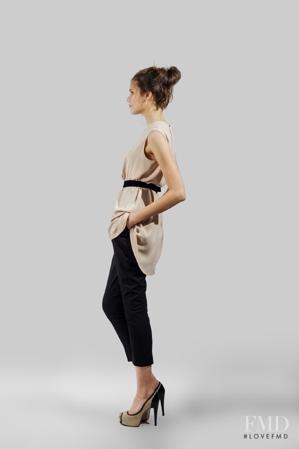 Darya Kostenich featured in  the Latushkina lookbook for Spring/Summer 2014