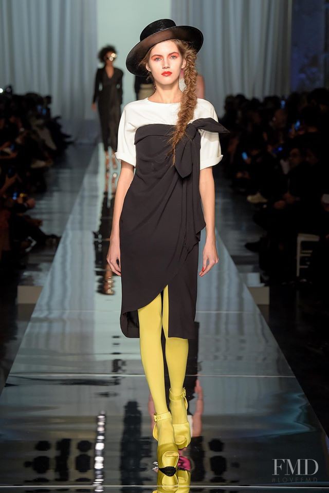 Valery Kaufman featured in  the Jean Paul Gaultier Haute Couture fashion show for Spring/Summer 2017