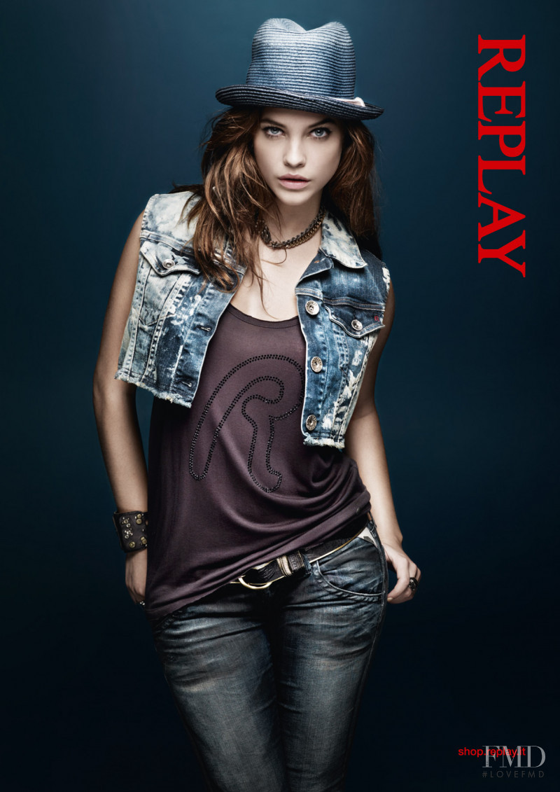 Barbara Palvin featured in  the Replay advertisement for Spring/Summer 2013