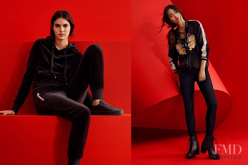 Vanessa Moody featured in  the H&M Black Friday advertisement for Christmas 2016
