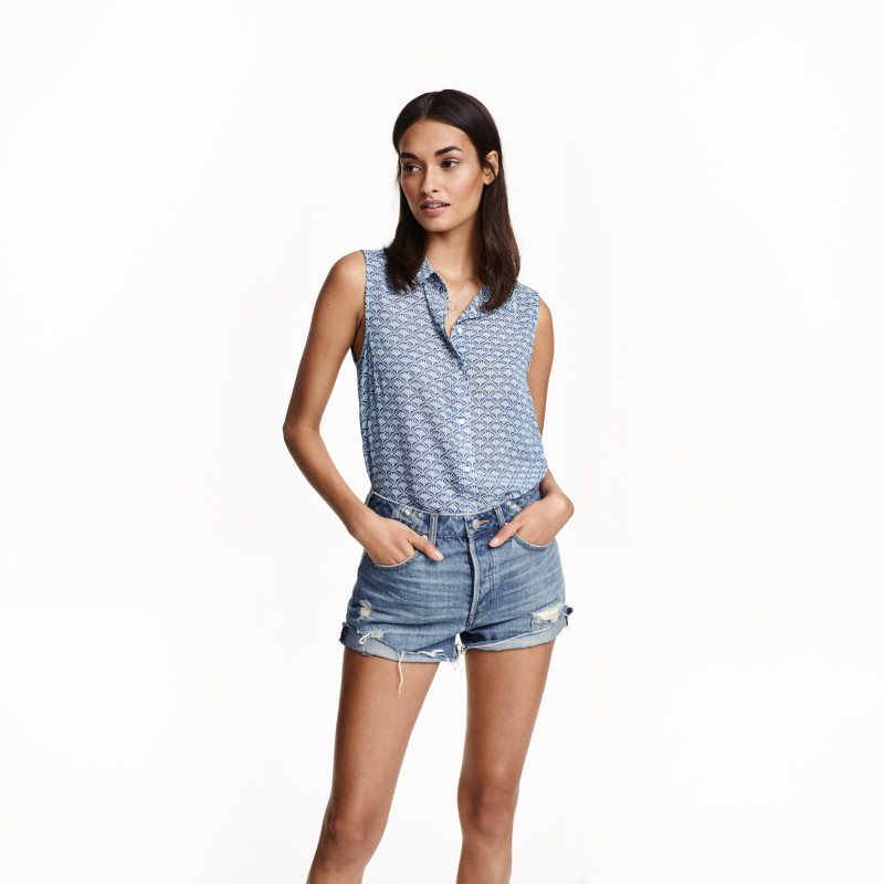 Gizele Oliveira featured in  the H&M catalogue for Pre-Fall 2016