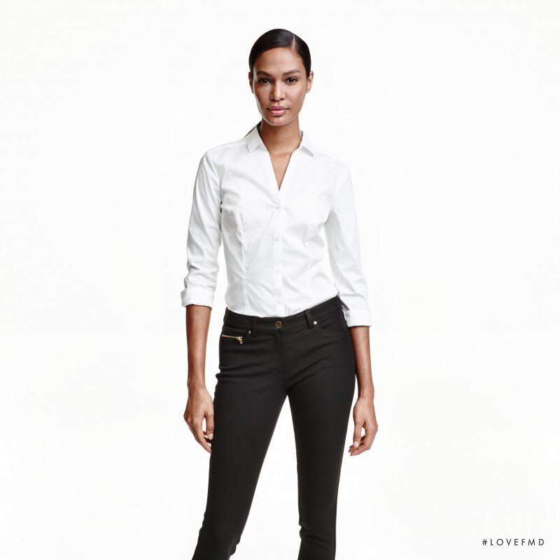 Joan Smalls featured in  the H&M catalogue for Pre-Fall 2016