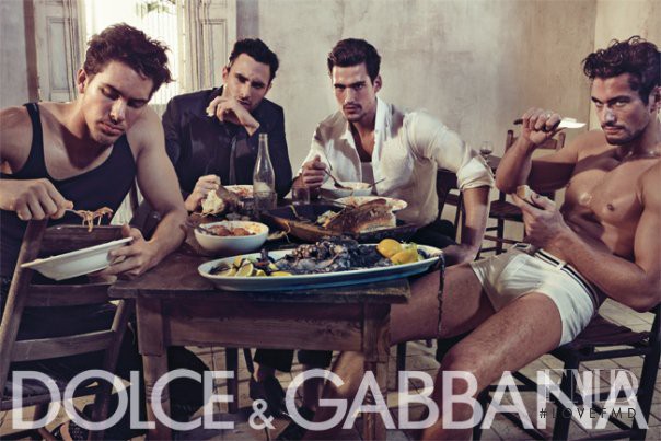 Adam Senn featured in  the Dolce & Gabbana advertisement for Summer 2010