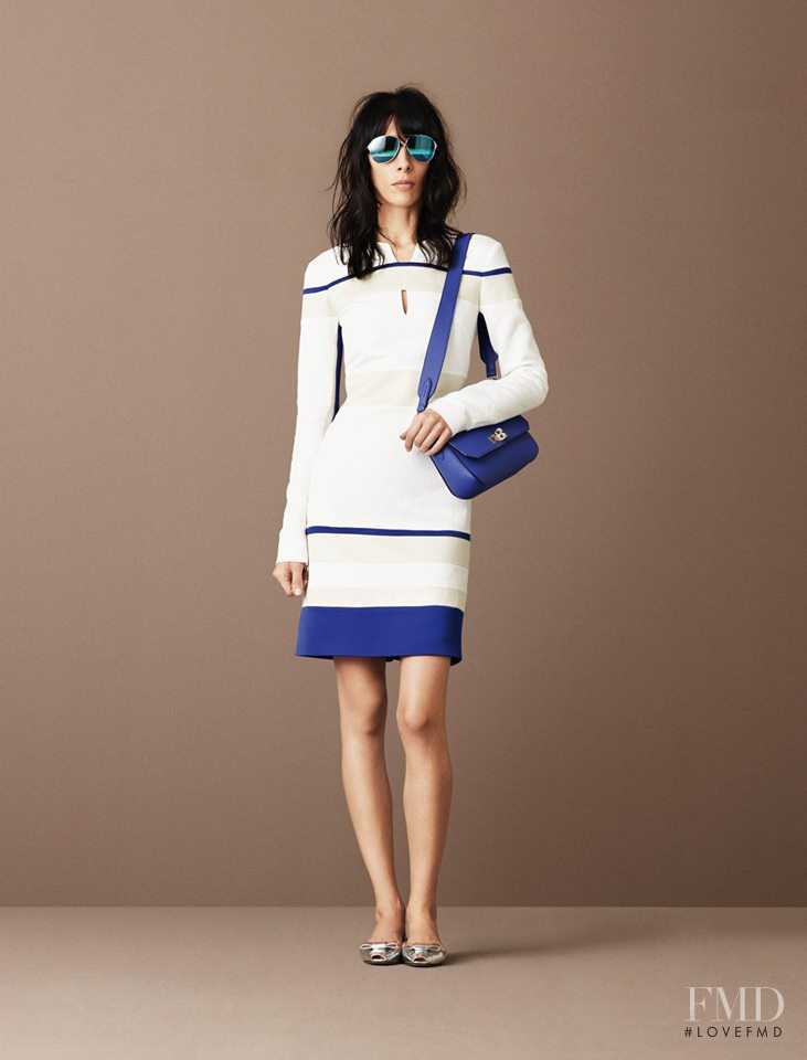 Jamie Bochert featured in  the Bally lookbook for Resort 2016