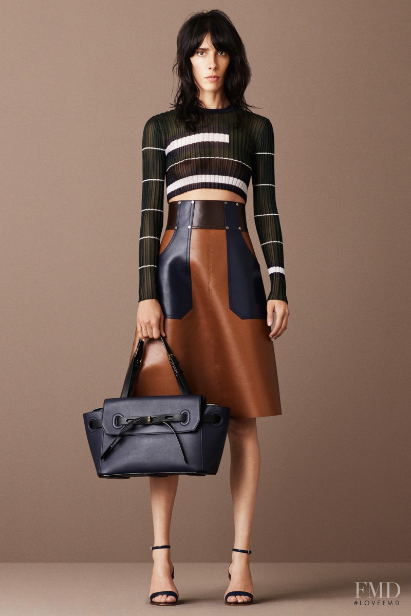 Jamie Bochert featured in  the Bally lookbook for Resort 2016