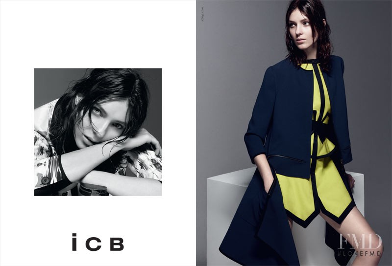 Kati Nescher featured in  the iCB advertisement for Spring/Summer 2013