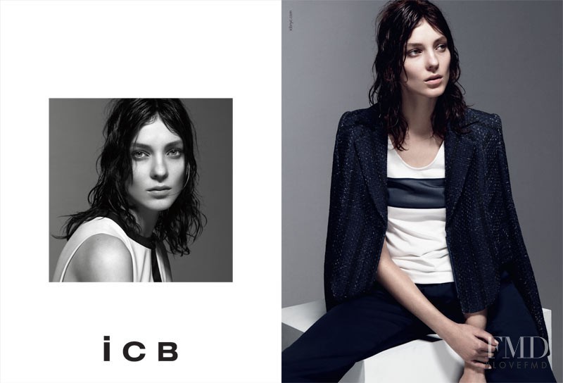 Kati Nescher featured in  the iCB advertisement for Spring/Summer 2013