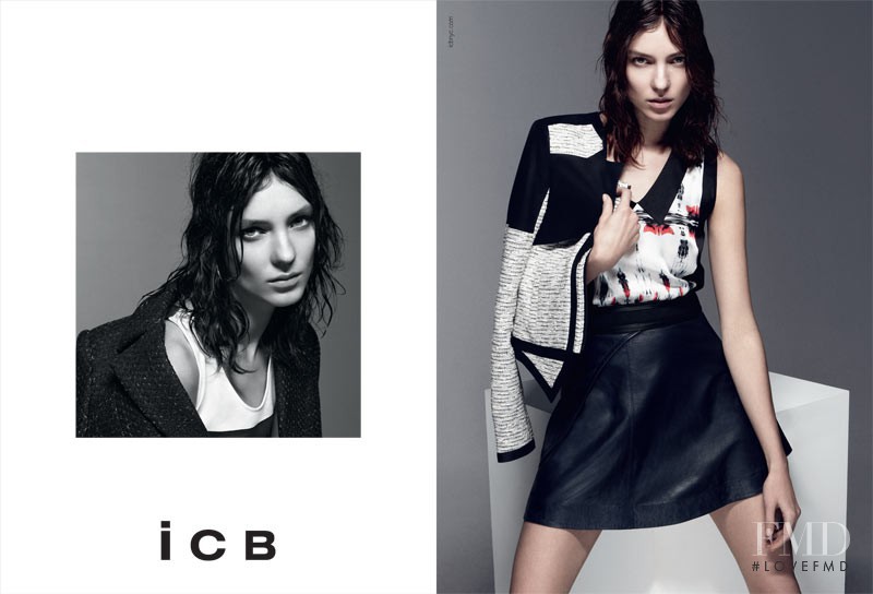 Kati Nescher featured in  the iCB advertisement for Spring/Summer 2013