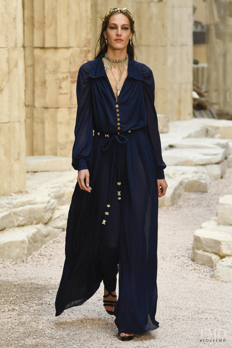 Othilia Simon featured in  the Chanel fashion show for Cruise 2018