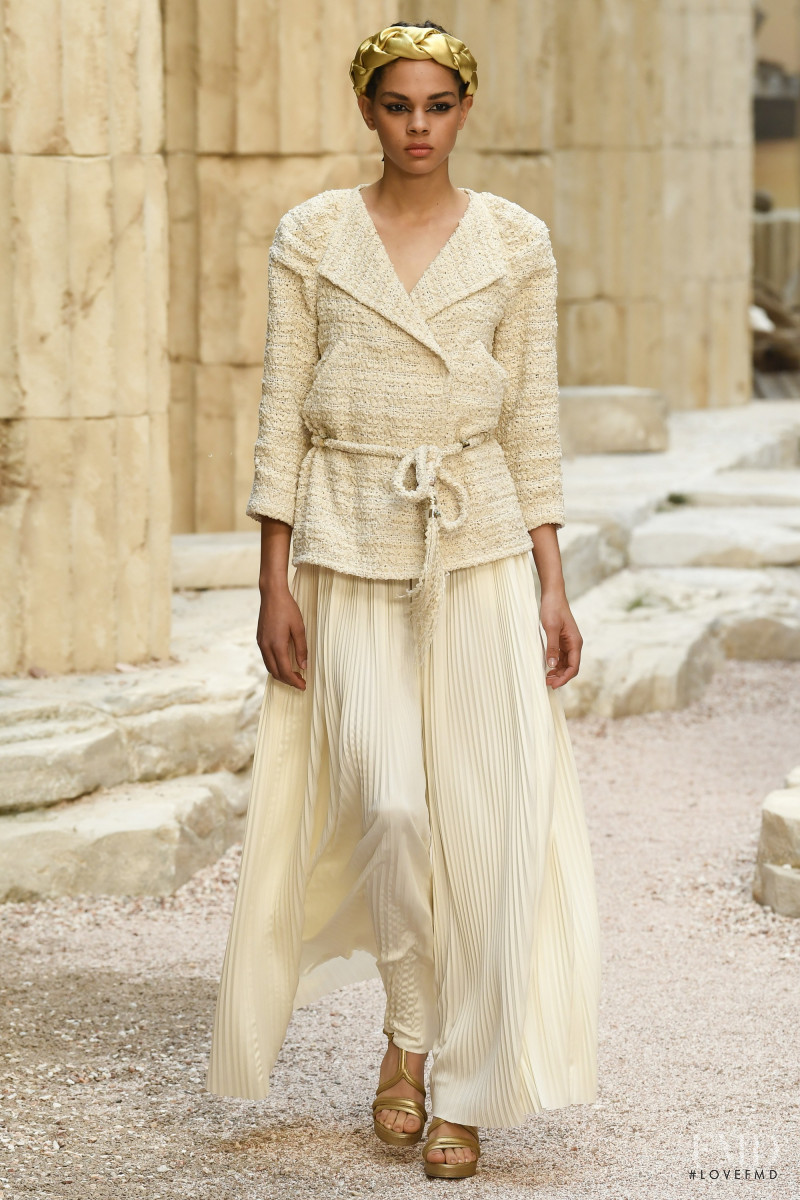 Hiandra Martinez featured in  the Chanel fashion show for Cruise 2018