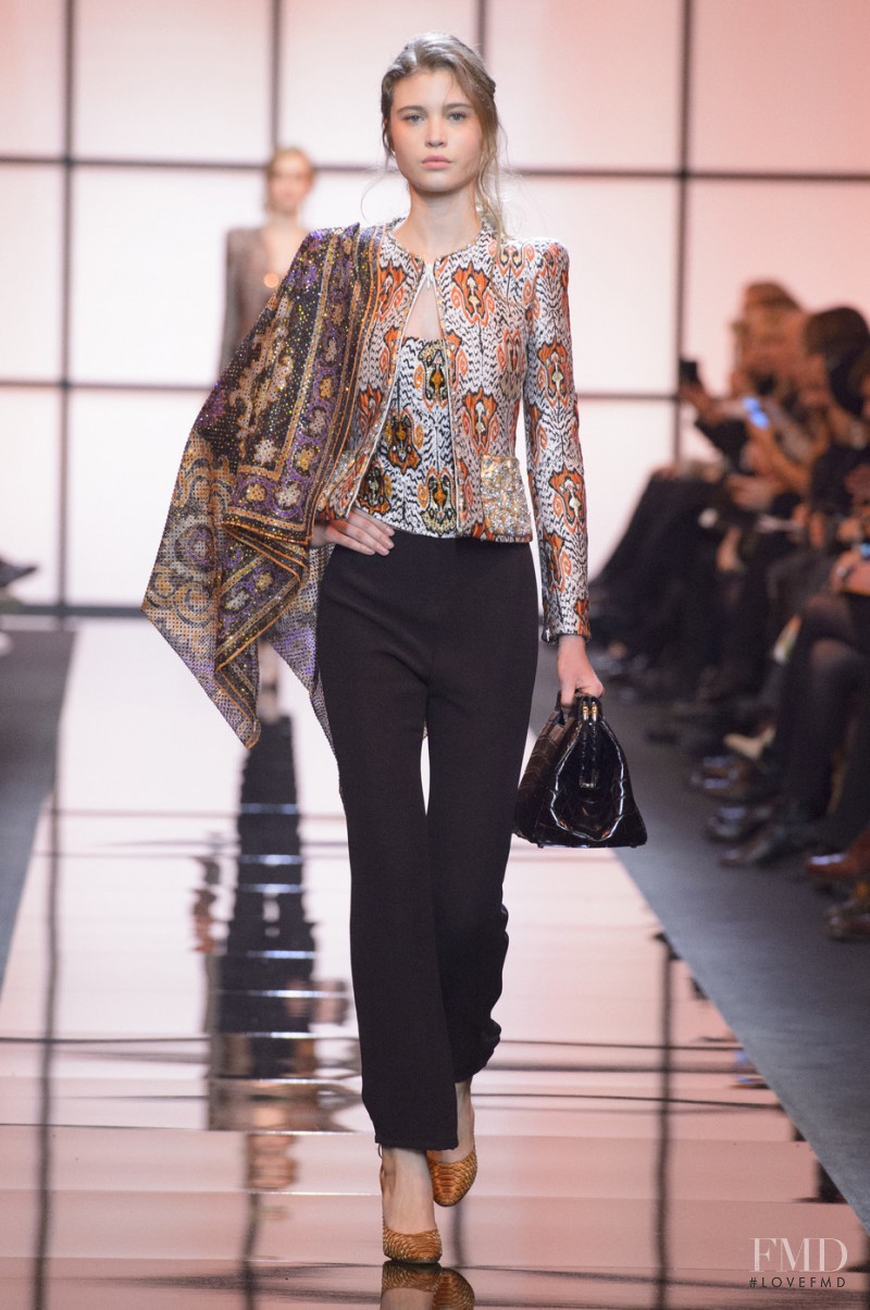 Victoria Kosenkova featured in  the Armani Prive fashion show for Spring/Summer 2017