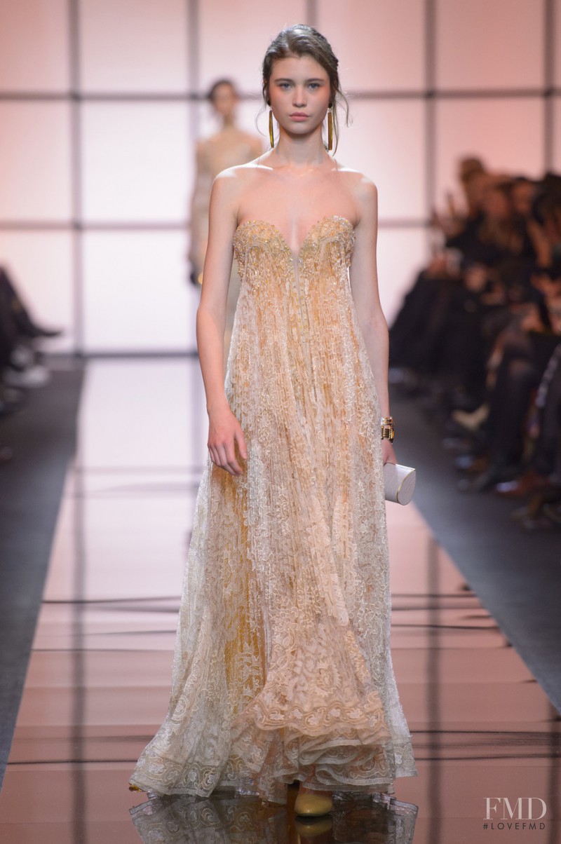 Victoria Kosenkova featured in  the Armani Prive fashion show for Spring/Summer 2017