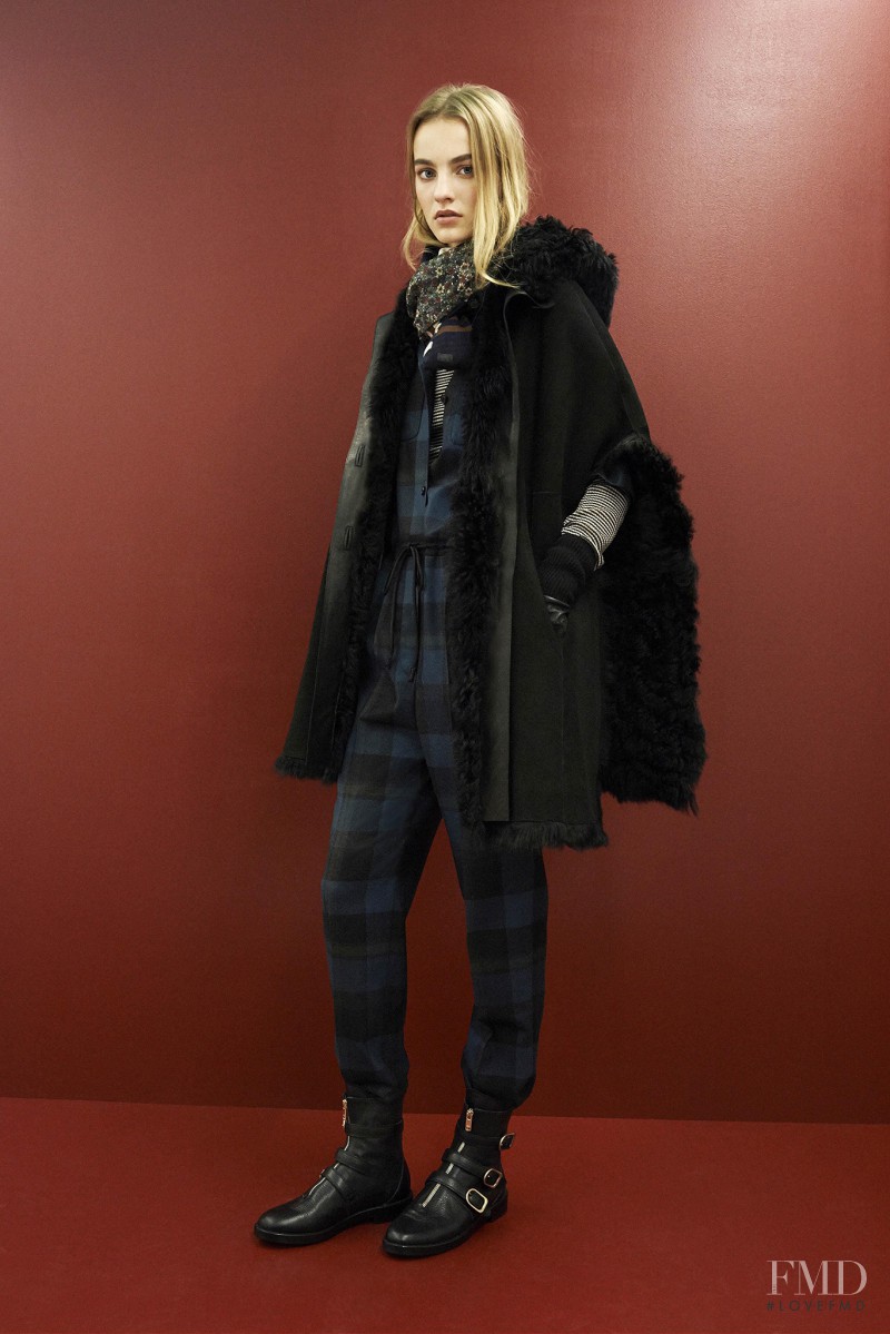 Maartje Verhoef featured in  the Sonia Rykiel lookbook for Pre-Fall 2015