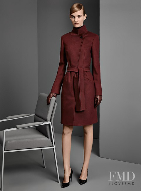 Maartje Verhoef featured in  the Hugo Boss lookbook for Fall 2014