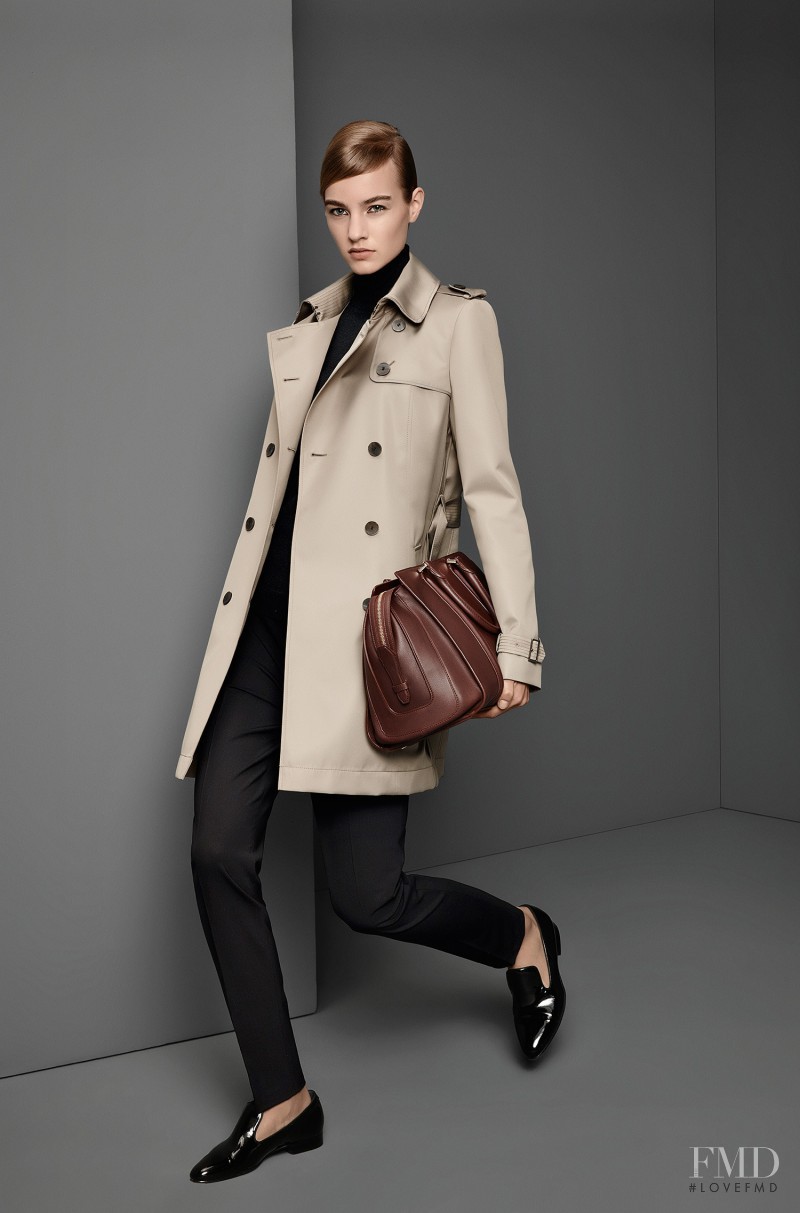 Maartje Verhoef featured in  the Hugo Boss lookbook for Fall 2014