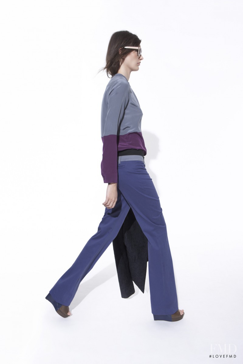 Amanda Murphy featured in  the Derek Lam 10 Crosby lookbook for Pre-Fall 2013