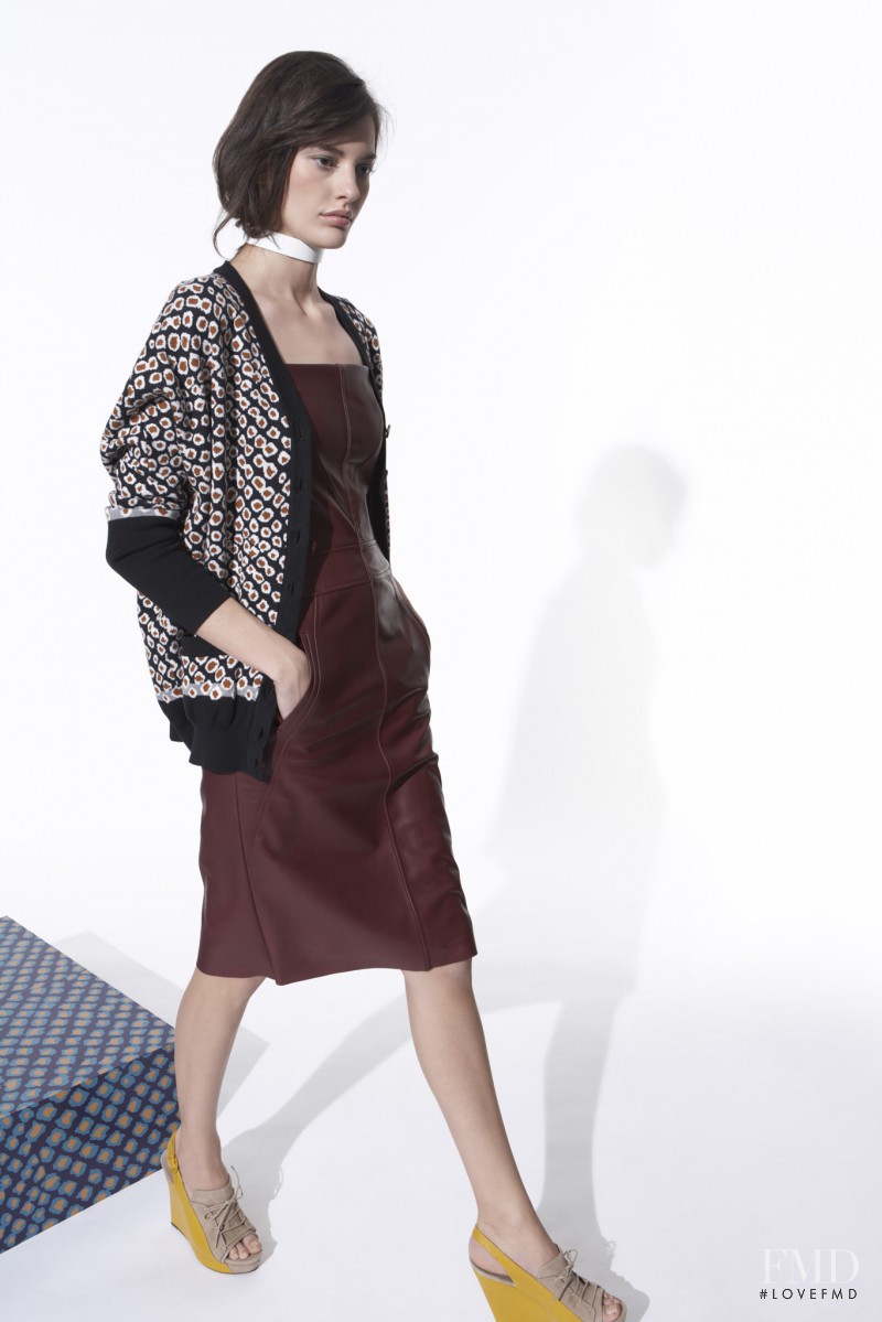 Amanda Murphy featured in  the Derek Lam 10 Crosby lookbook for Pre-Fall 2013