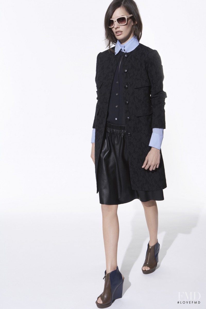 Amanda Murphy featured in  the Derek Lam 10 Crosby lookbook for Pre-Fall 2013