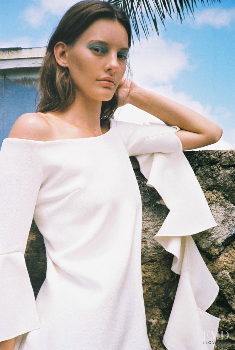 Amanda Murphy featured in  the Ellery advertisement for Resort 2016