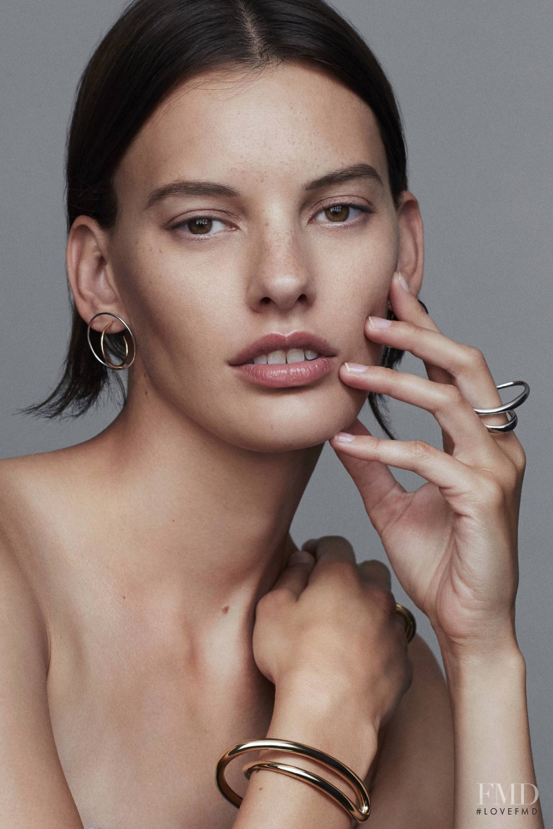 Amanda Murphy featured in  the The Line Jewellery advertisement for Autumn/Winter 2015