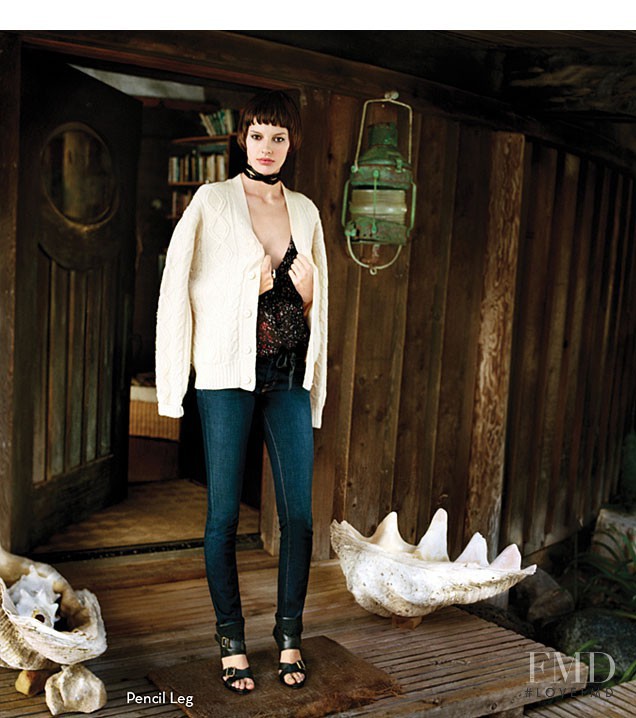 Amanda Murphy featured in  the J Brand advertisement for Spring/Summer 2009