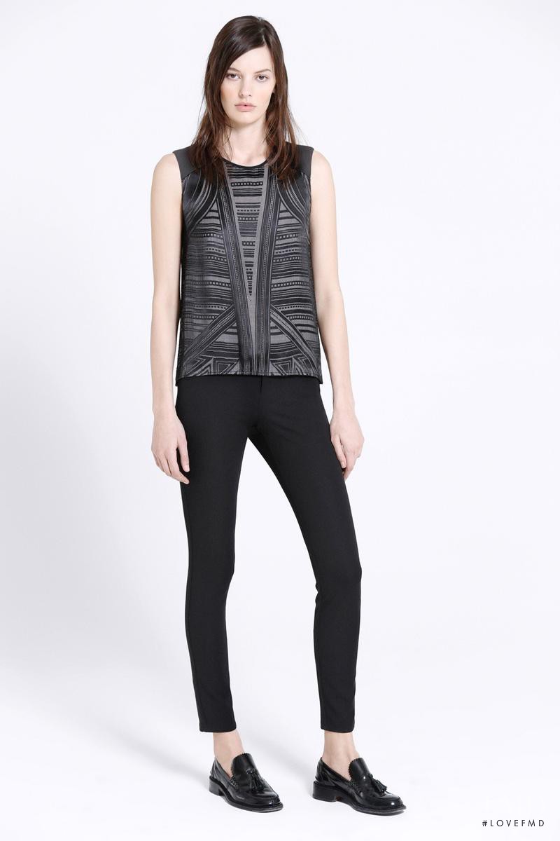 Amanda Murphy featured in  the Chaiken lookbook for Fall 2013