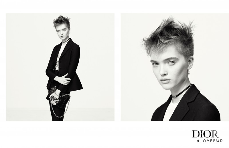 Ruth Bell featured in  the Christian Dior advertisement for Spring/Summer 2017