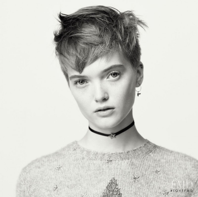 Ruth Bell featured in  the Christian Dior advertisement for Spring/Summer 2017