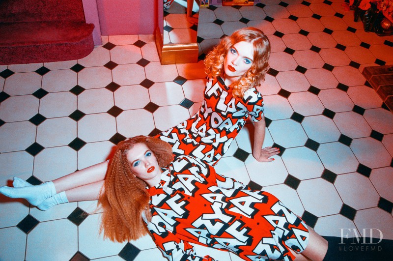 May Bell featured in  the Lazy Oaf lookbook for Winter 2014
