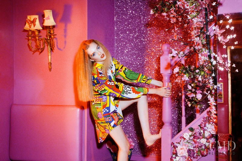 Ruth Bell featured in  the Lazy Oaf lookbook for Winter 2014