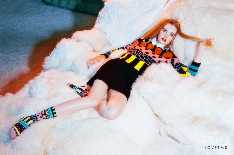 Ruth Bell featured in  the Lazy Oaf lookbook for Winter 2014