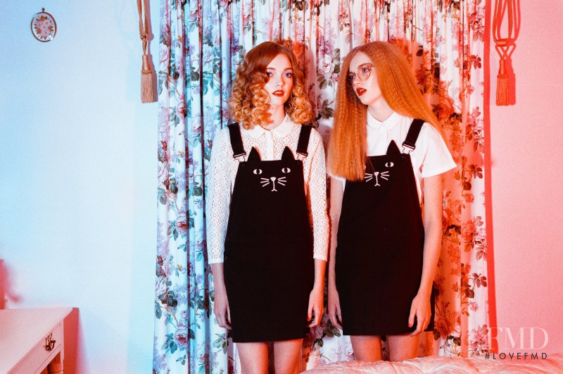 May Bell featured in  the Lazy Oaf lookbook for Winter 2014