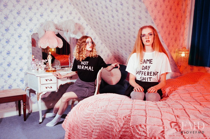 May Bell featured in  the Lazy Oaf lookbook for Winter 2014