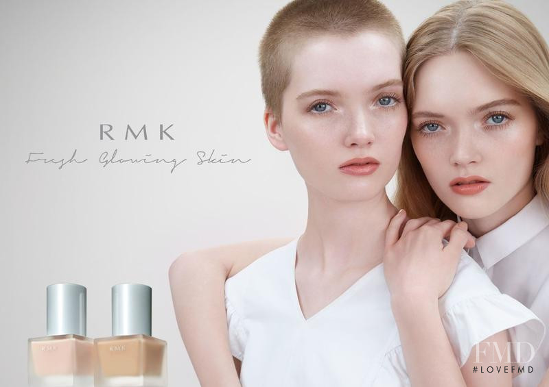 May Bell featured in  the RMK advertisement for Spring/Summer 2017