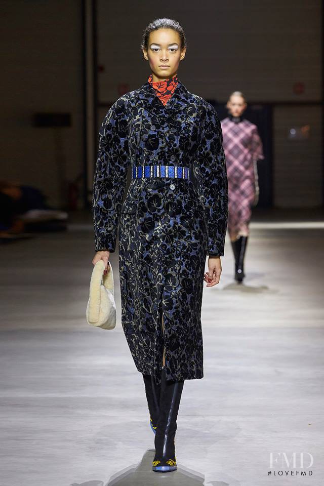 Noemie Abigail featured in  the Kenzo fashion show for Autumn/Winter 2017