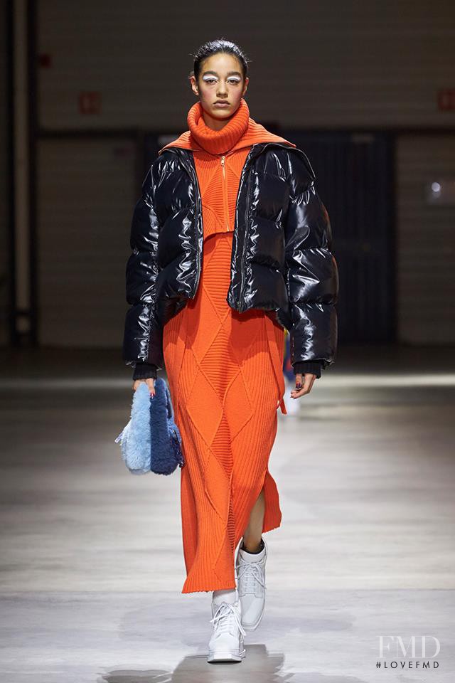 Damaris Goddrie featured in  the Kenzo fashion show for Autumn/Winter 2017