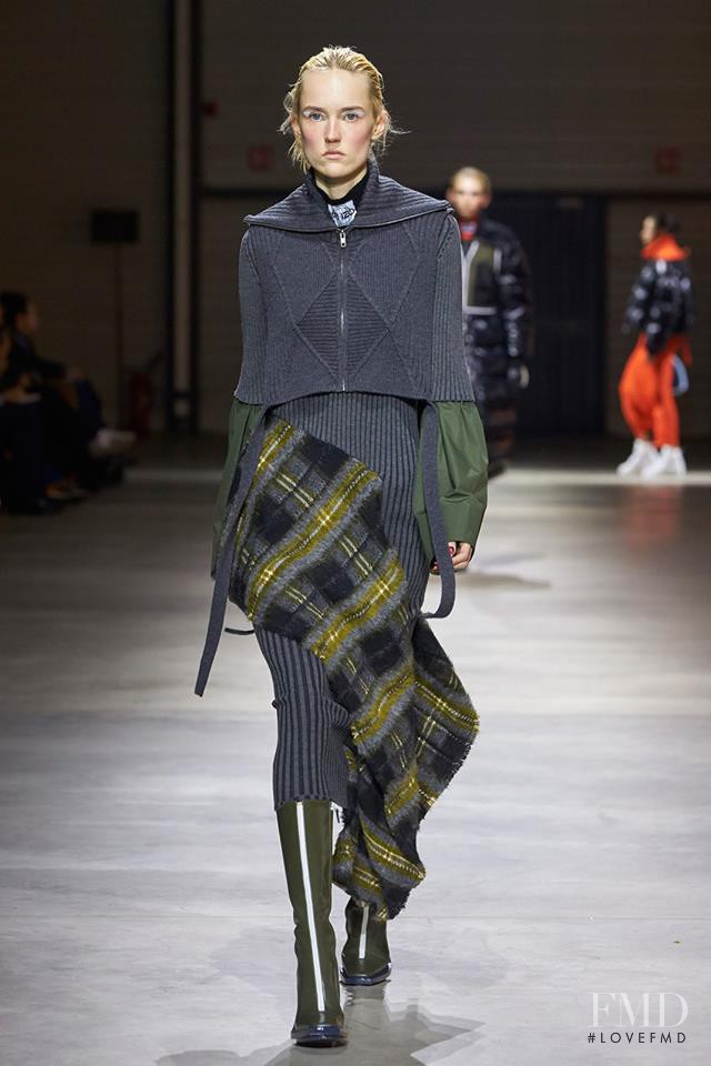 Harleth Kuusik featured in  the Kenzo fashion show for Autumn/Winter 2017