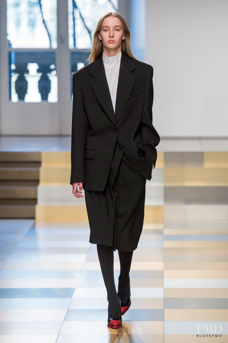 Kateryna Zub featured in  the Jil Sander fashion show for Autumn/Winter 2017