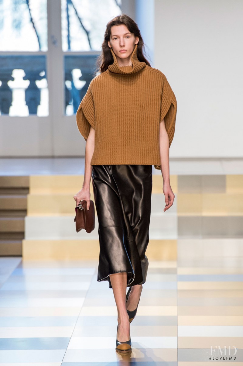 Karolina Laczkowska featured in  the Jil Sander fashion show for Autumn/Winter 2017