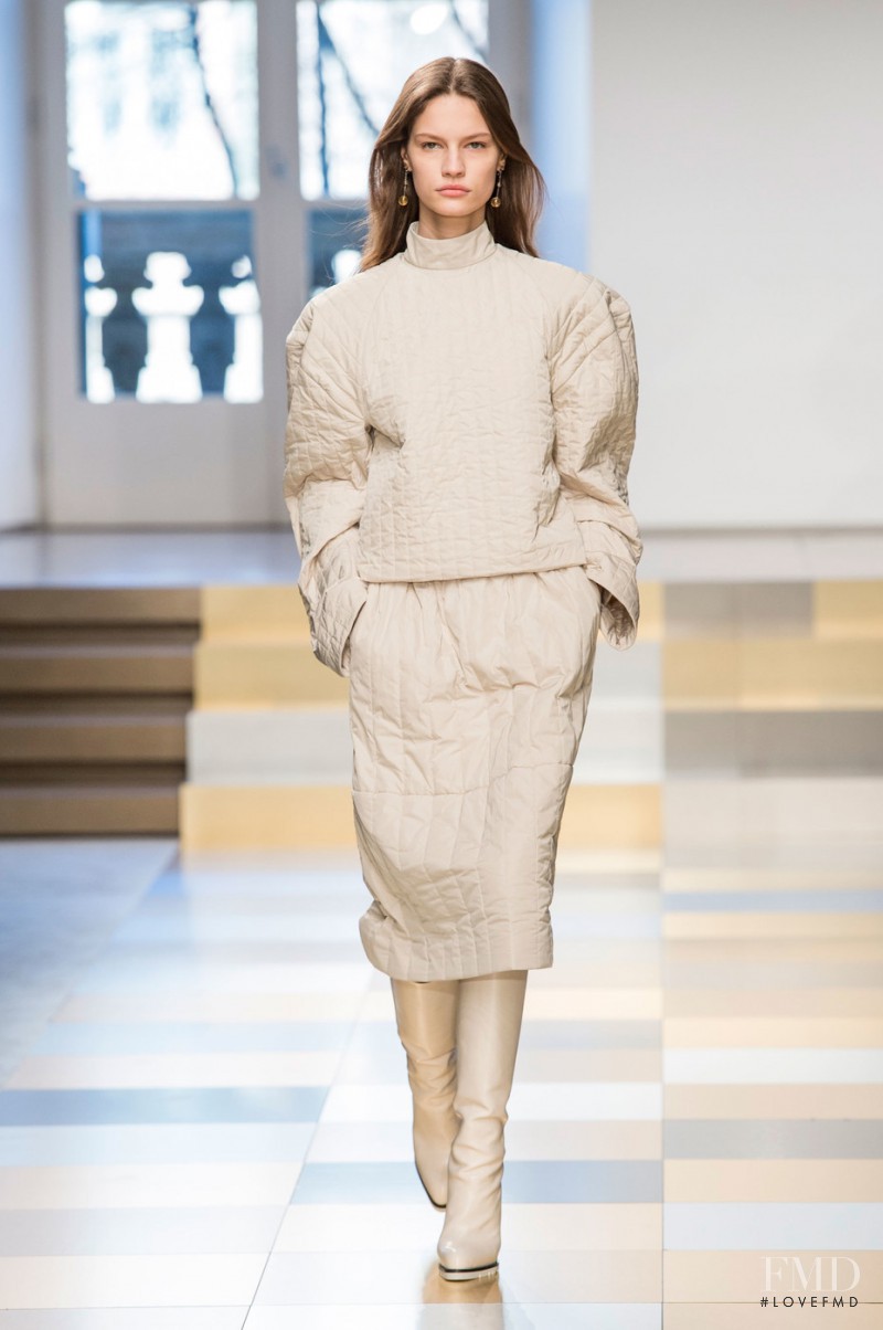 Faretta Radic featured in  the Jil Sander fashion show for Autumn/Winter 2017