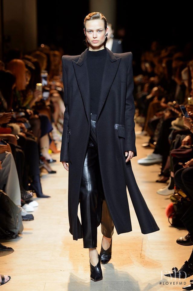 Birgit Kos featured in  the Mugler fashion show for Autumn/Winter 2017